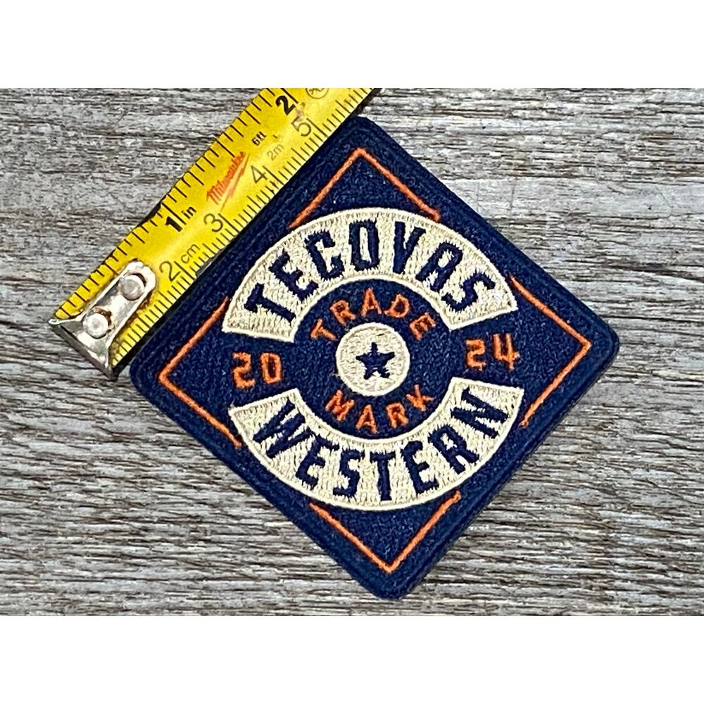 Tecovas Western 2024 Promotional Iron On Patch 2X2 inches